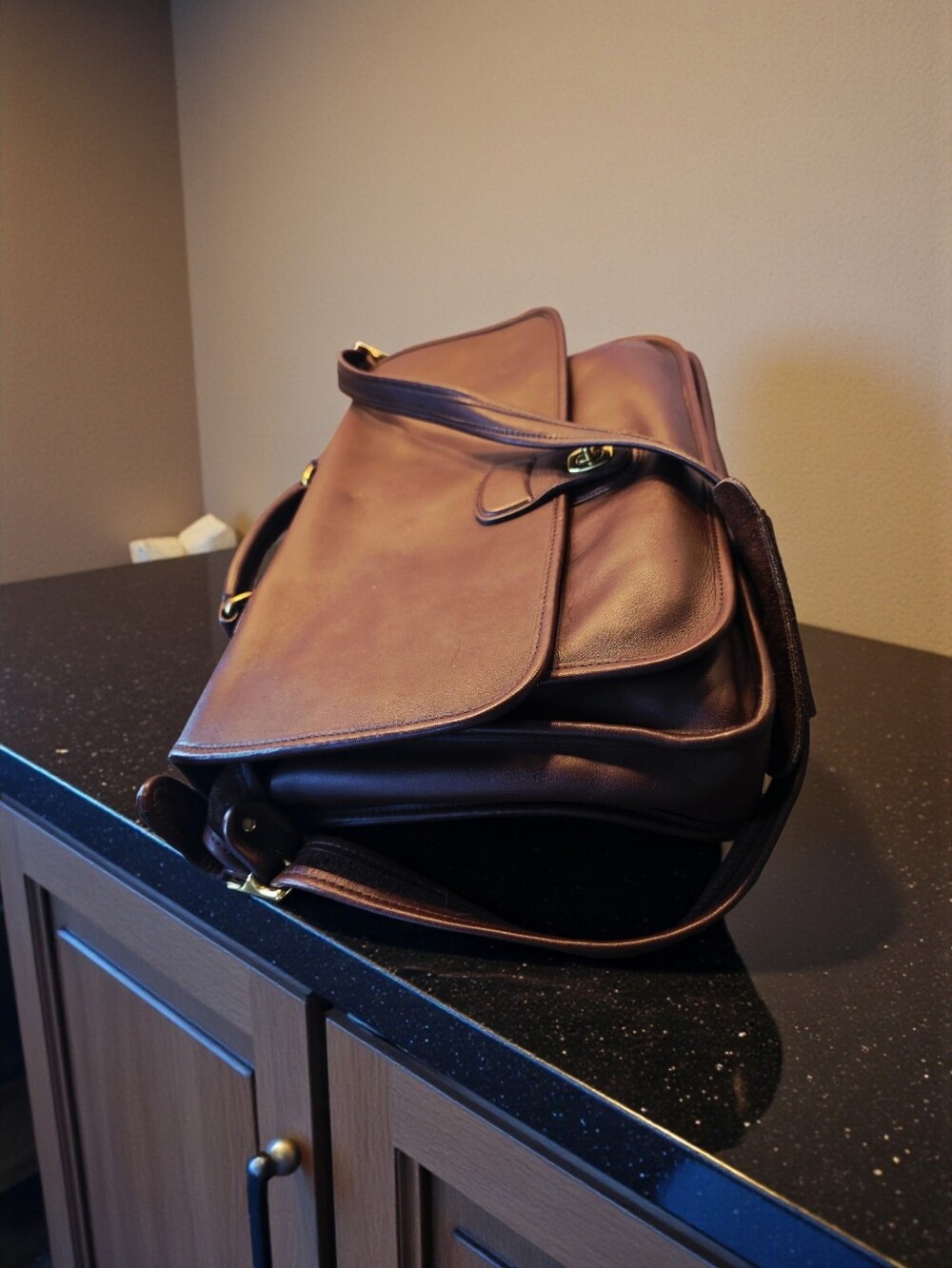 Vintage Coach Briefcase (Devil Wears Prada 2) Metropolitan Style #5180 Mahogany - Picture 3 of 12
